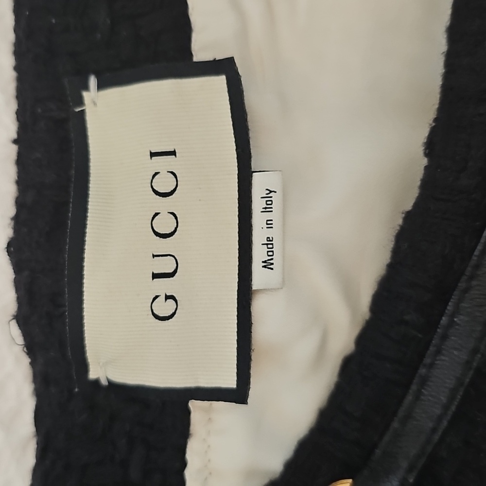 Gucci Patterned Tweed Mini Skirt in White - Picture 10 of 12